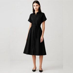Banana Republic Tie-Waist Midi Shirtdress NWT